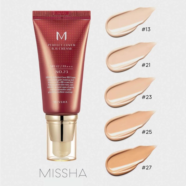 Missha M Perfect Cover Bb Cream Spf42 Pa+++ 50ml Natural Beige No.23