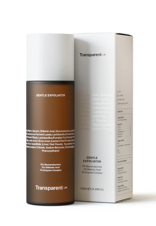 Transparent Lab Gentle Exfoliator 130ml- Ήπιο Χημικό Peeling 130ml